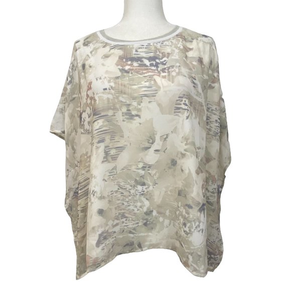 AVON Sheer Layered Pull Over Top Size M/L - Picture 1 of 10